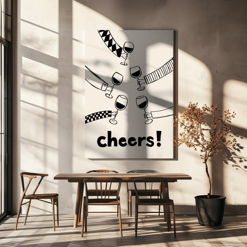 Cheers! Wine Celebration | Canvas