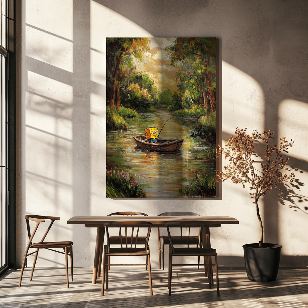 Bob by the river | Canvas