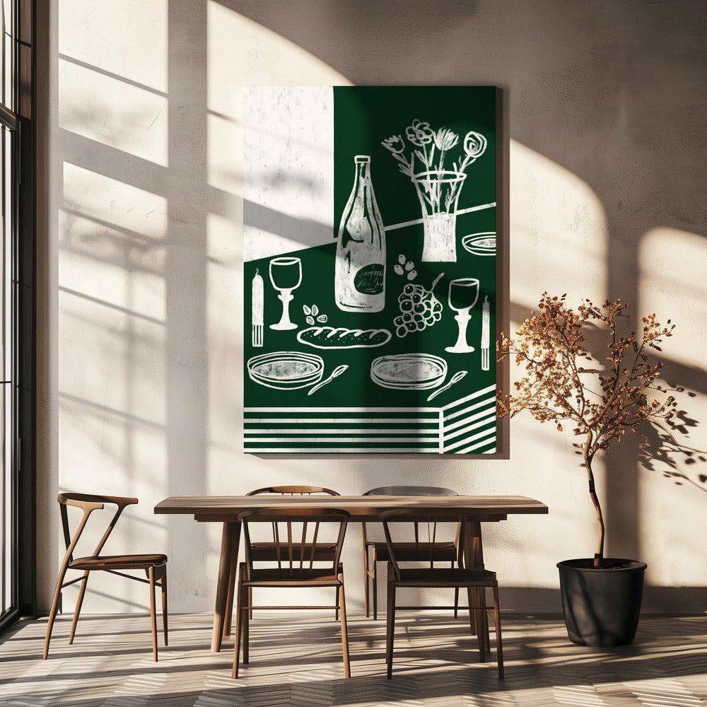 GREEN HARMONIA | Canvas