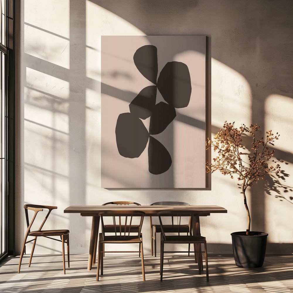 Petals in Contrast | Canvas