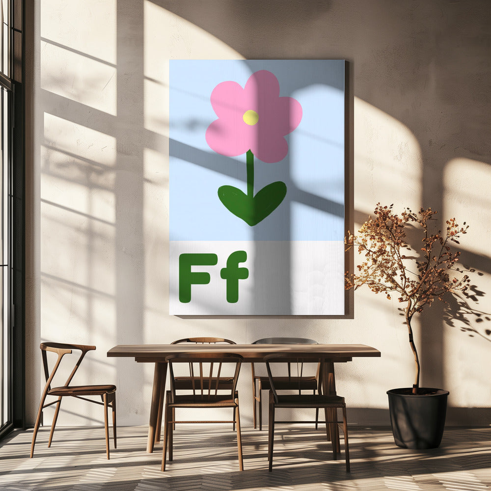 Floral Alphabet | Canvas