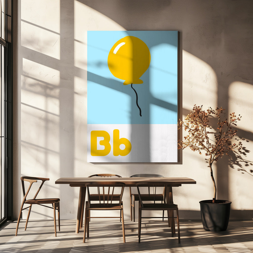 Yellow Balloon Float | Canvas