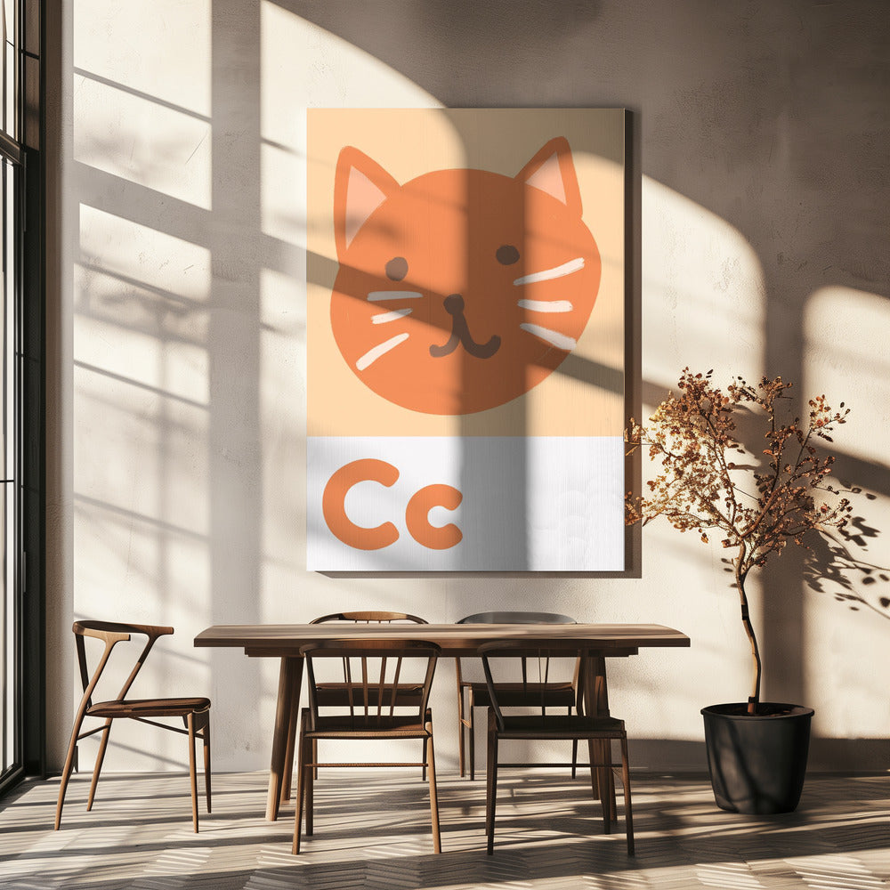 Cuddly Cat C | Canvas