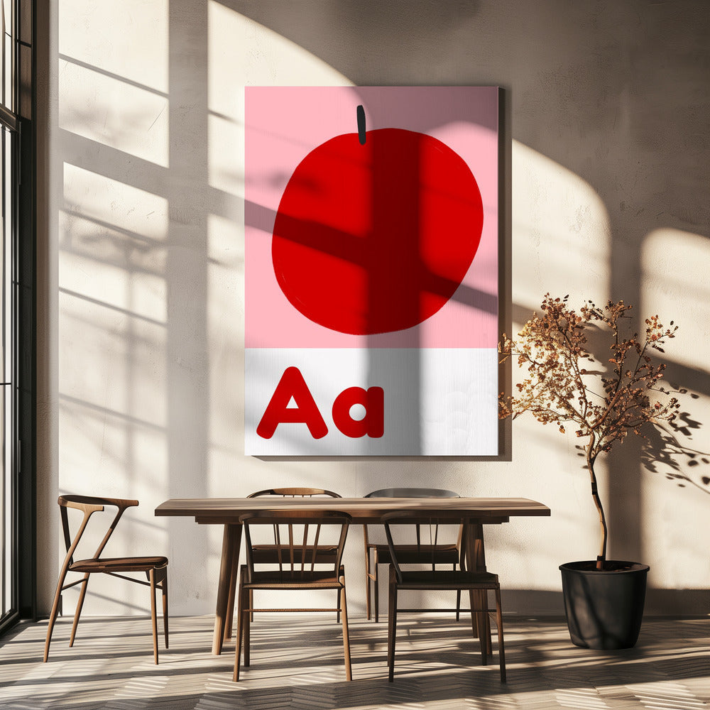 Red Apple Alphabet | Canvas