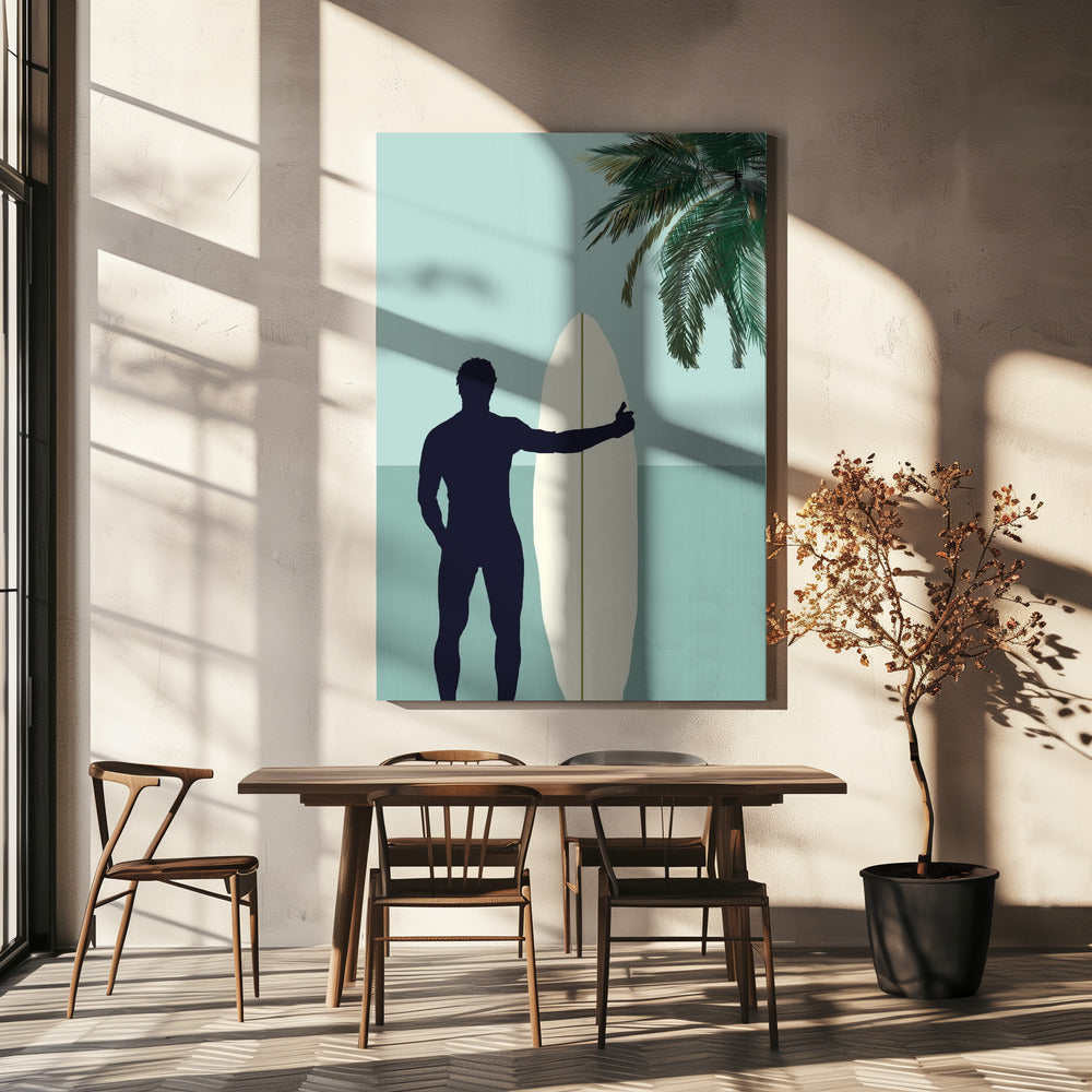 Surf Blue 1 | Canvas