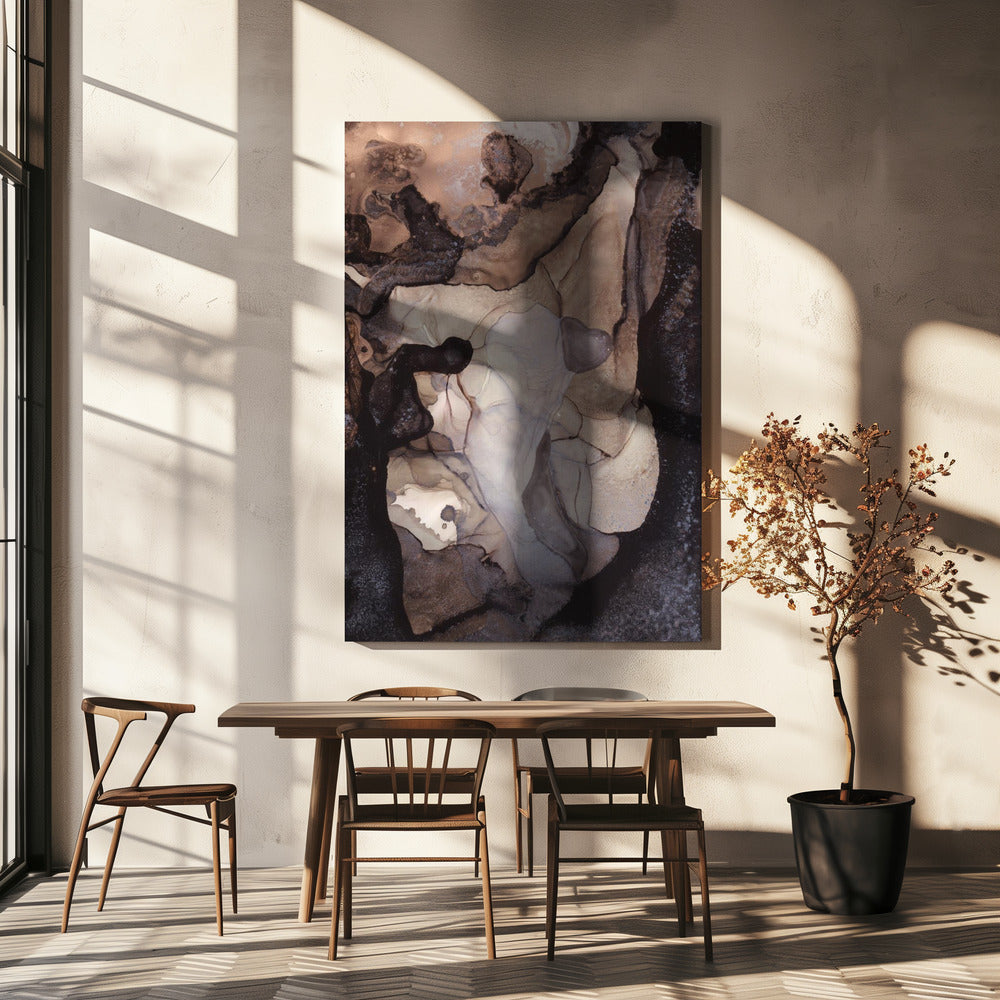 Organic Shapes in Earthy Tones | Canvas