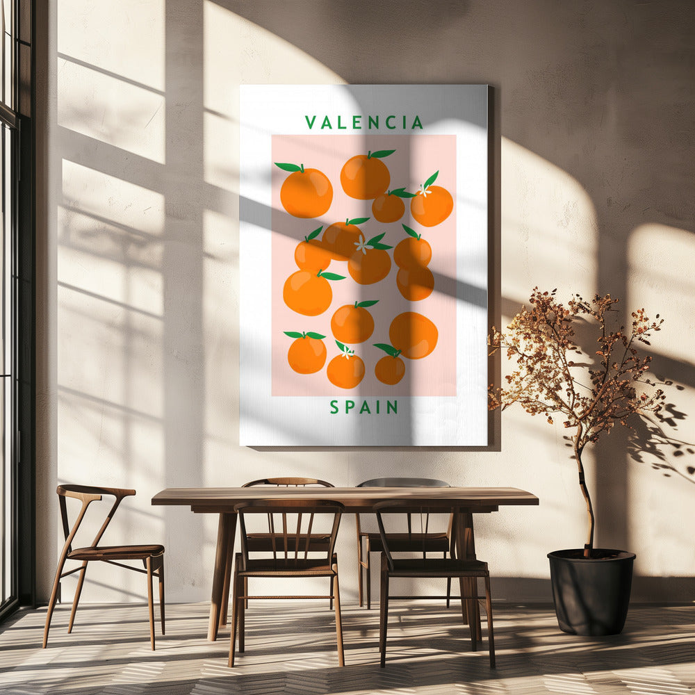 Flower Market Oranges | Canvas