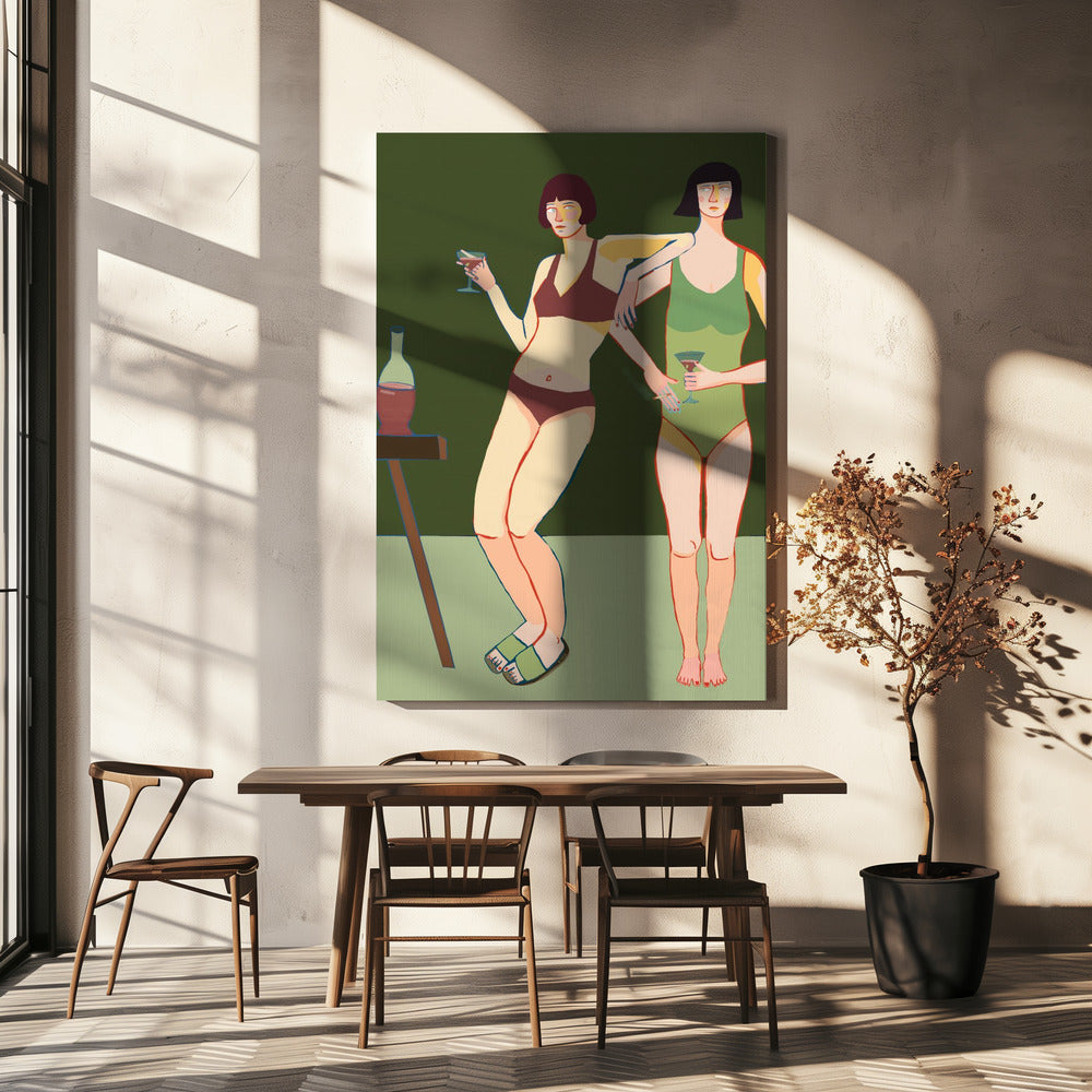 Loungin’ Ladies | Canvas