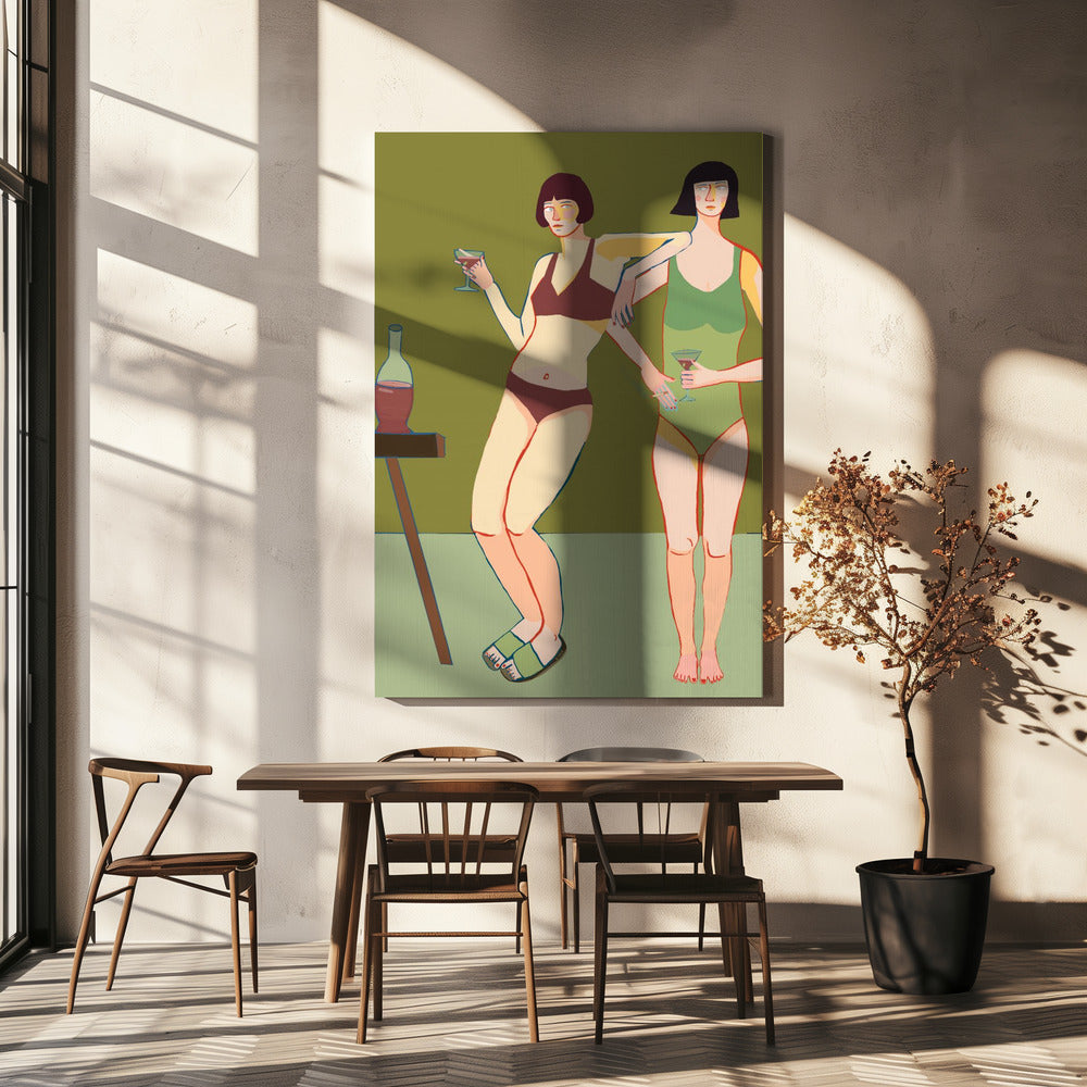 Loungin’ Ladies | Canvas