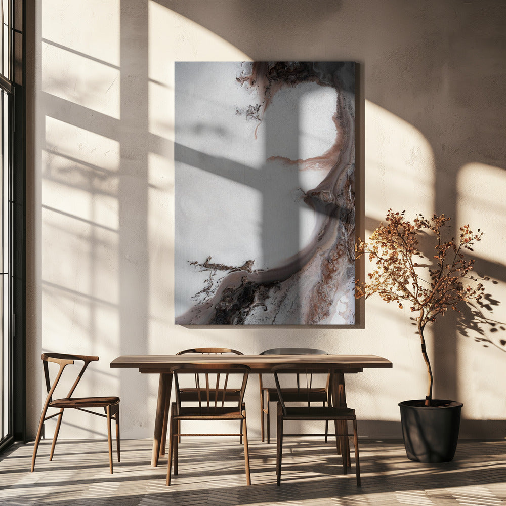 MINIMAL Art -  Earthly Currents 1 | Canvas