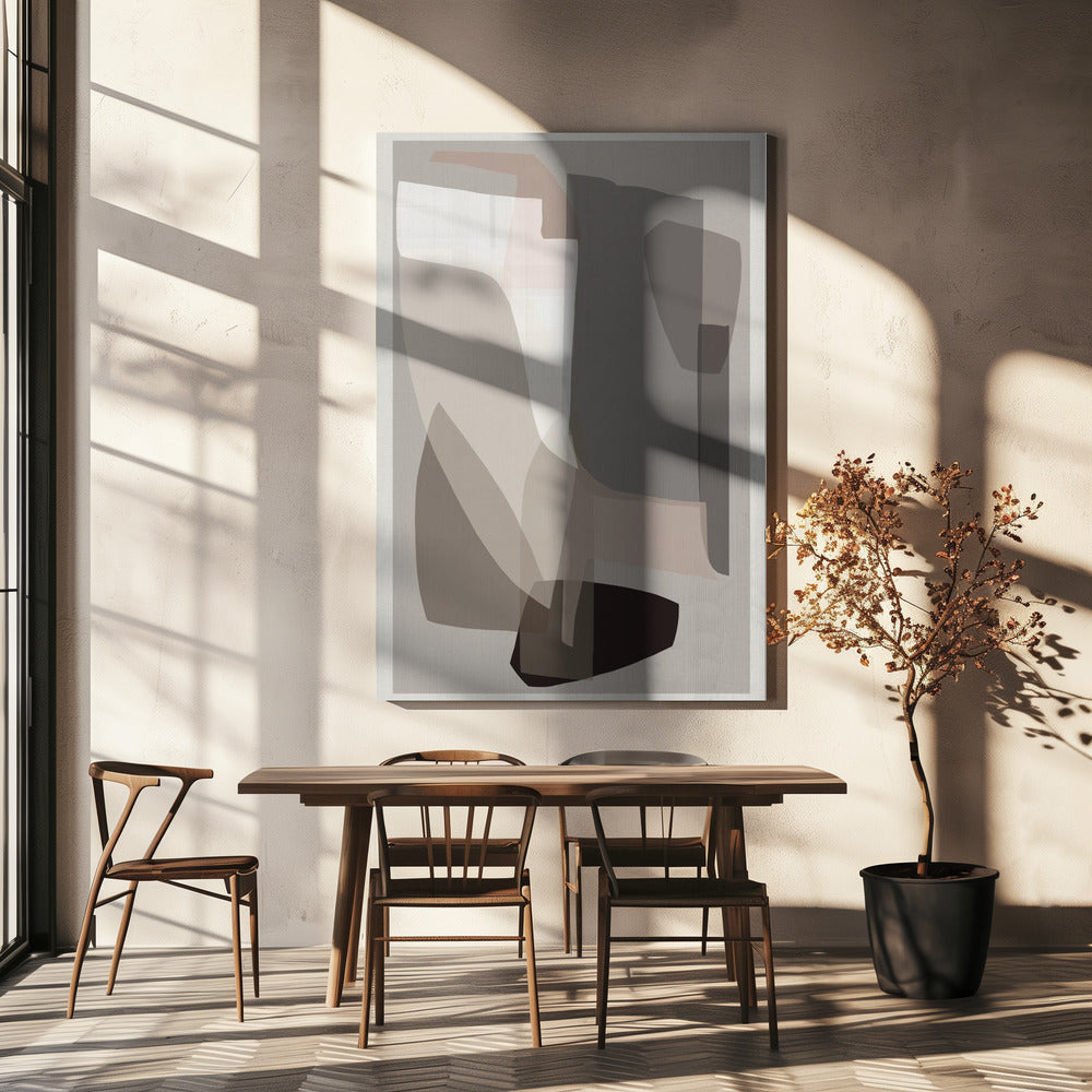 Neutral Shapes 1 | Canvas