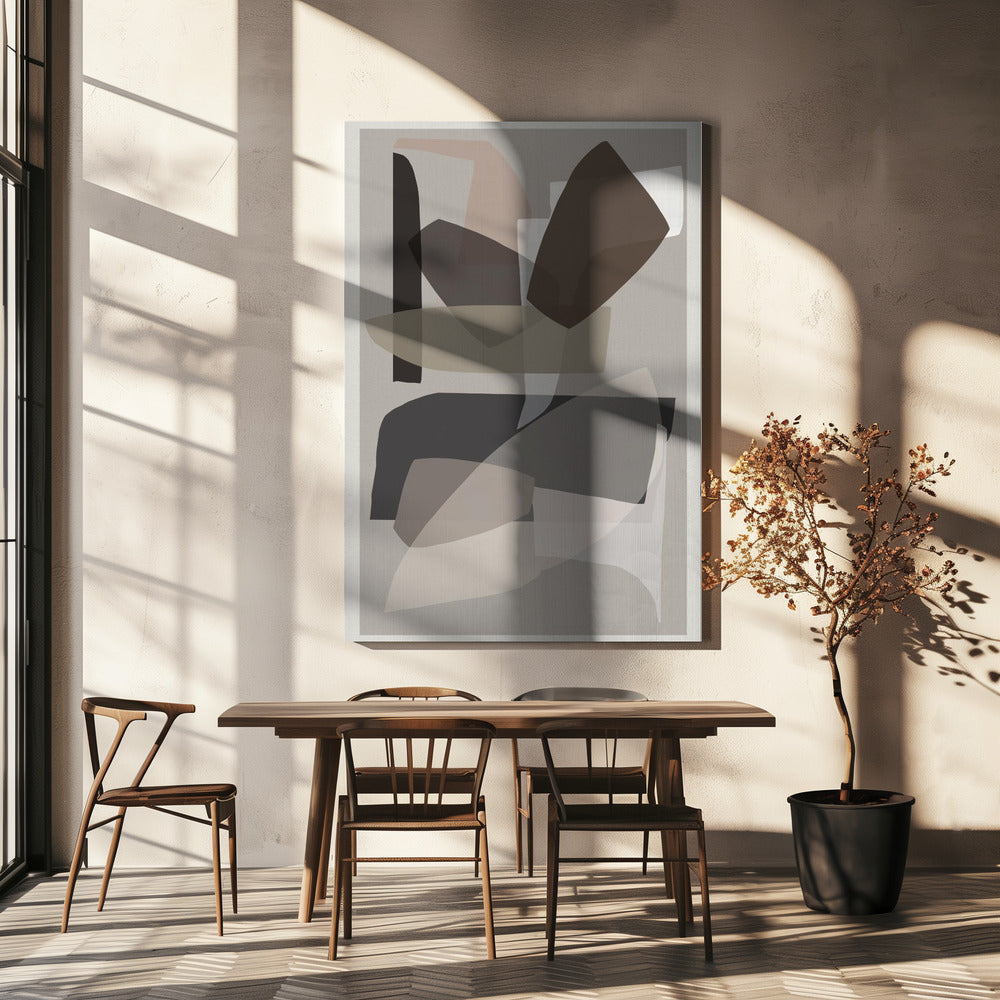 Neutral Shapes 3 | Canvas
