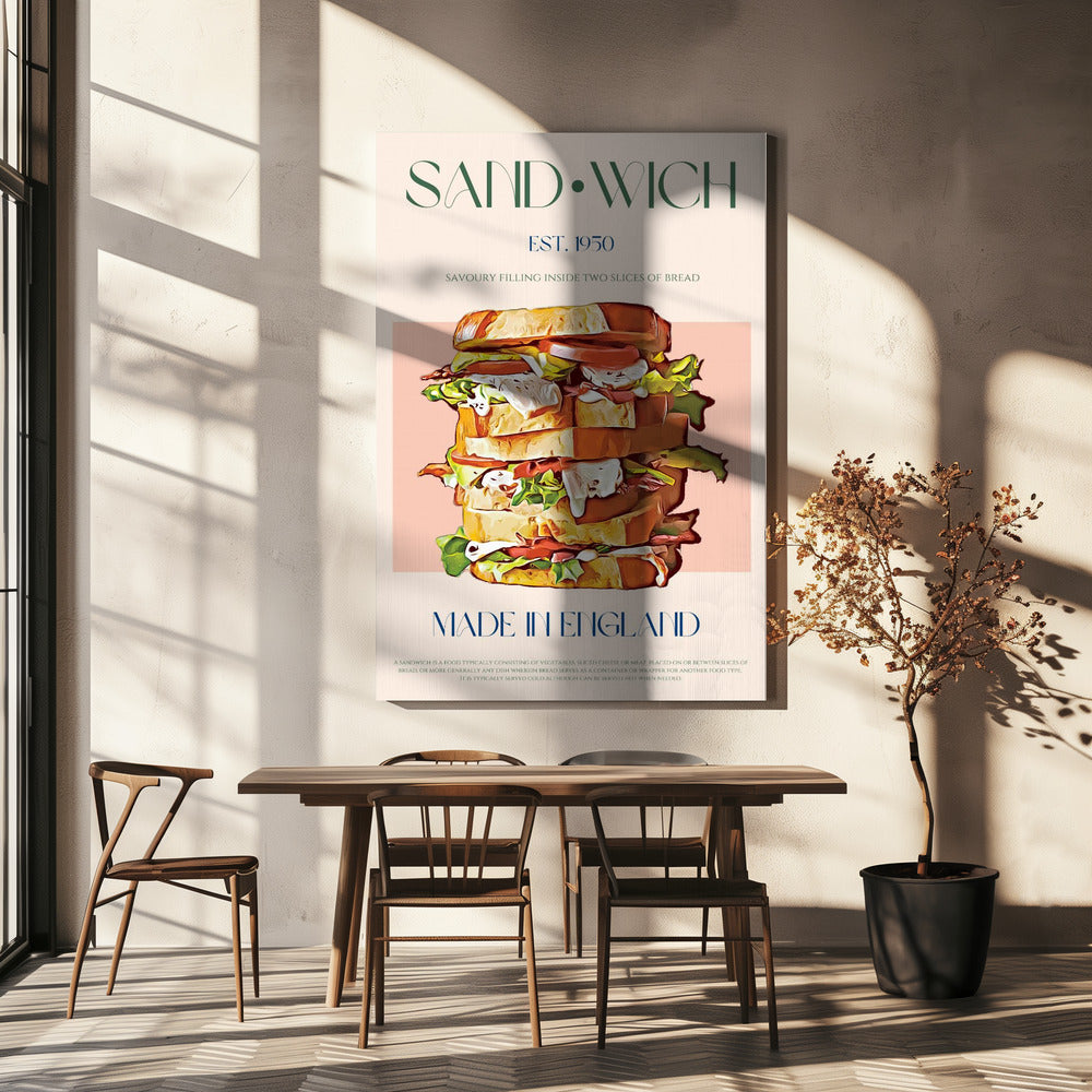 Classic Sandwich Made In England | Canvas