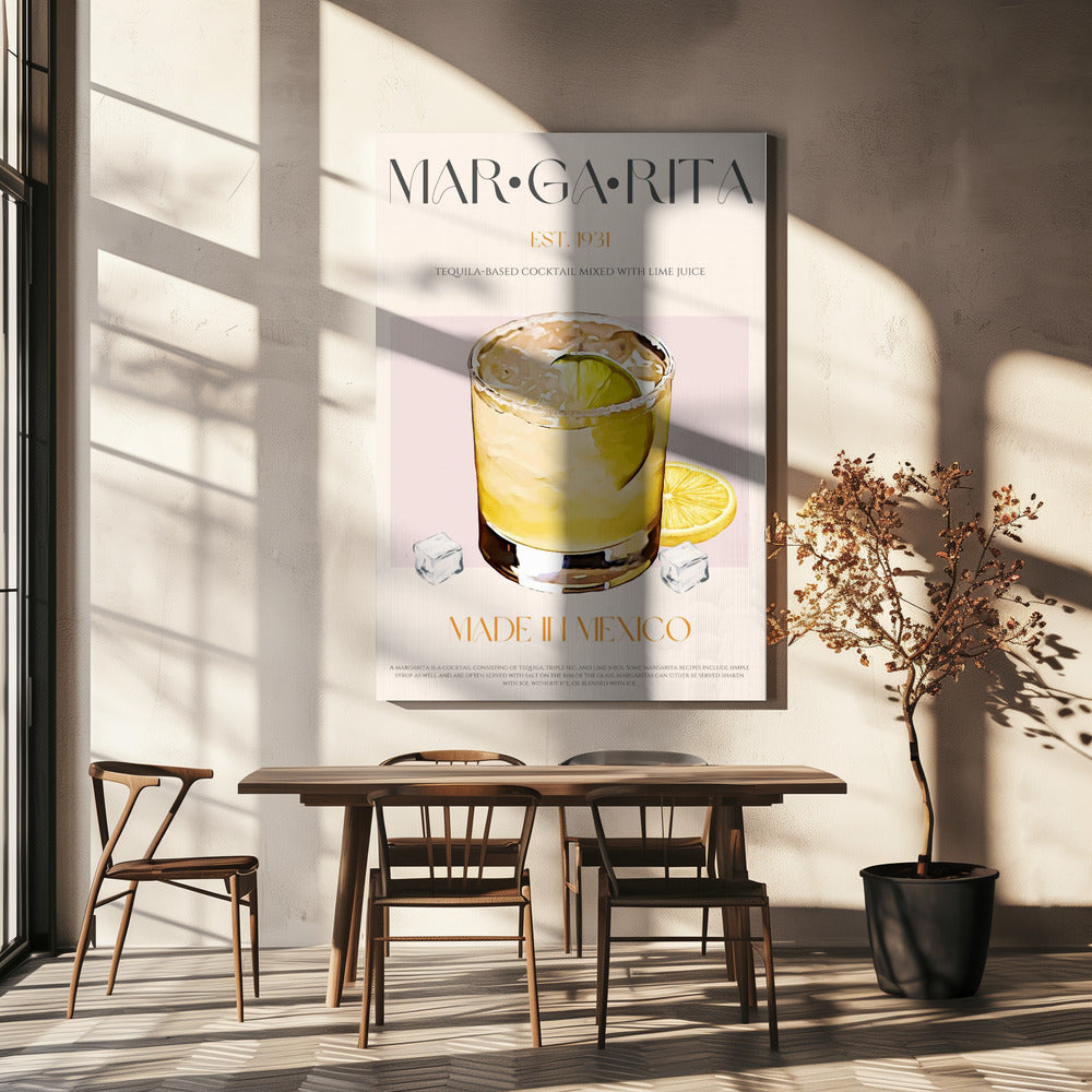 Margarita Print Cocktail | Canvas