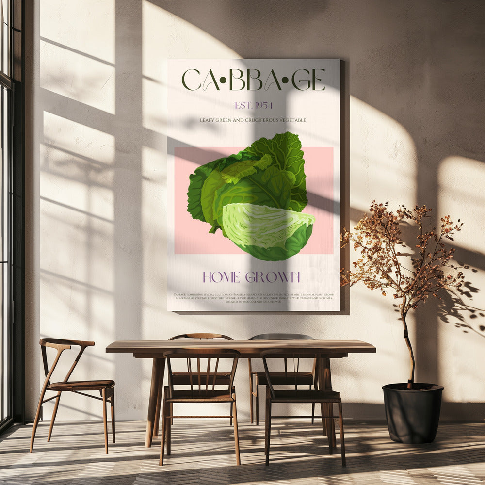Crisp Cabbage Bliss | Canvas