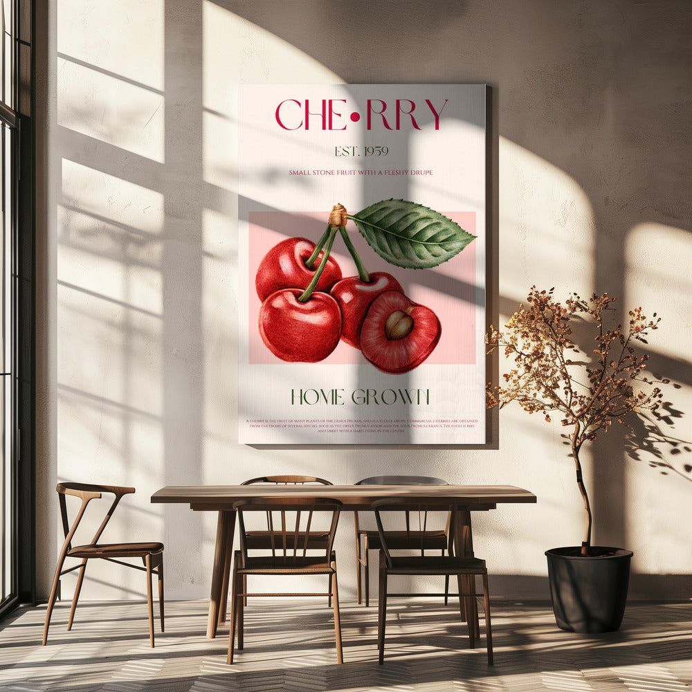 Sweet Red Cherries | Canvas