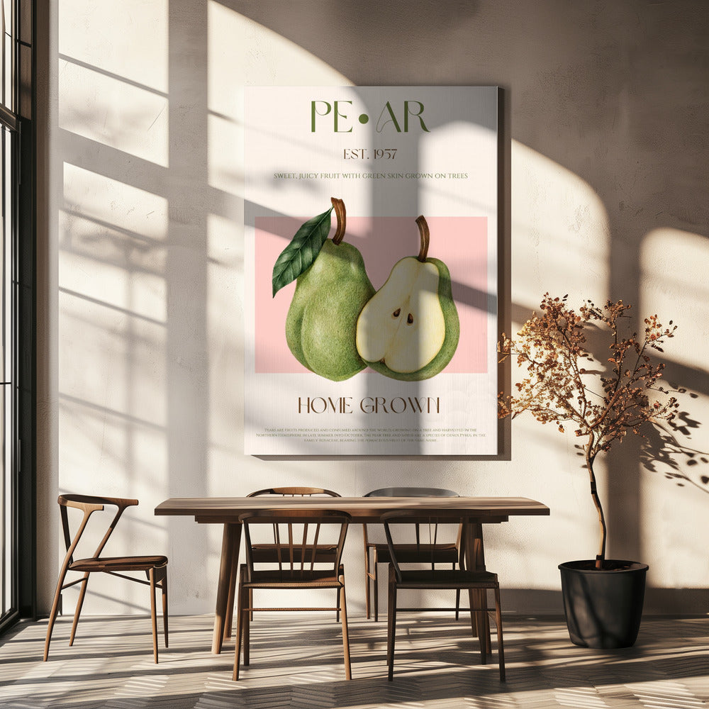 Juicy Pear Delight | Canvas