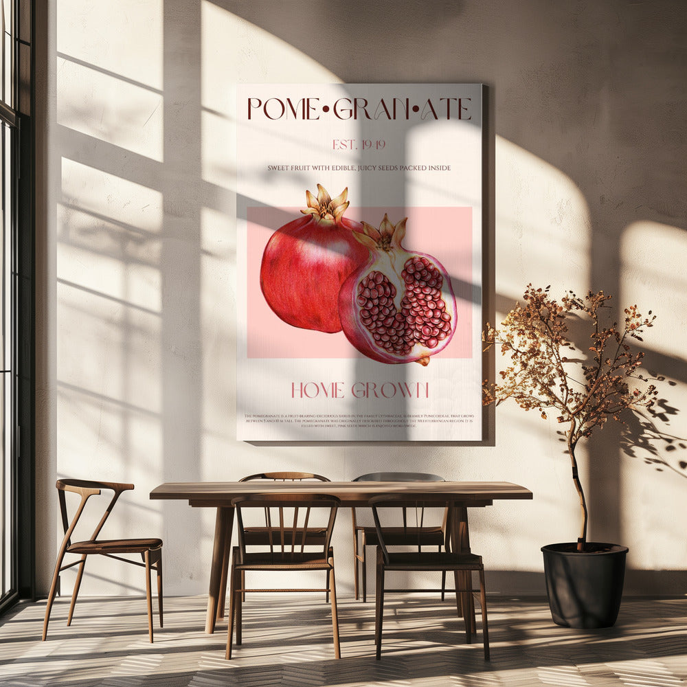 Juicy Pomegranate | Canvas