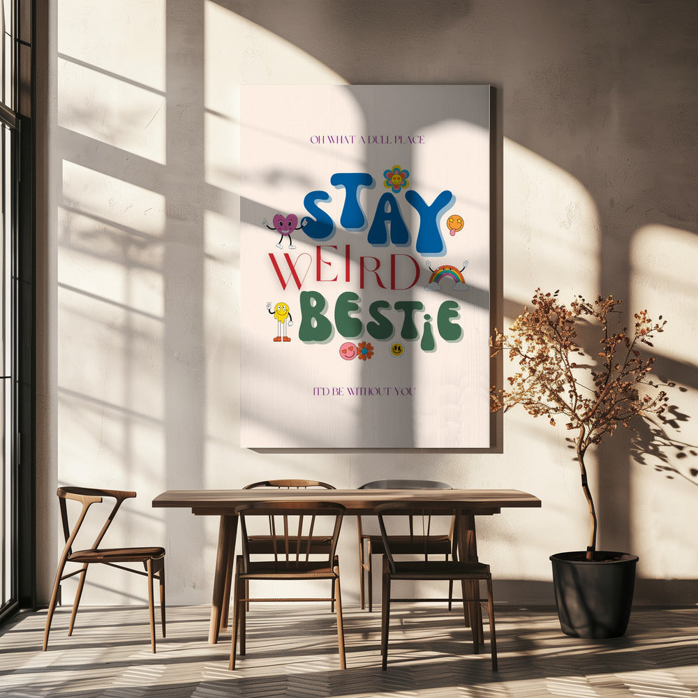 Vibrant Friendship Vibes | Canvas