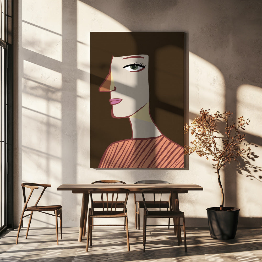 Woman profile | Canvas