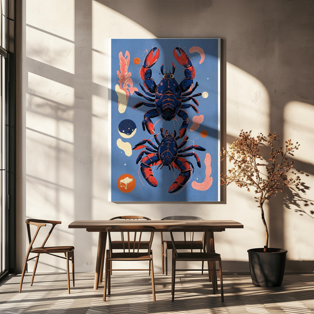 Cosmic Crustaceans | Canvas