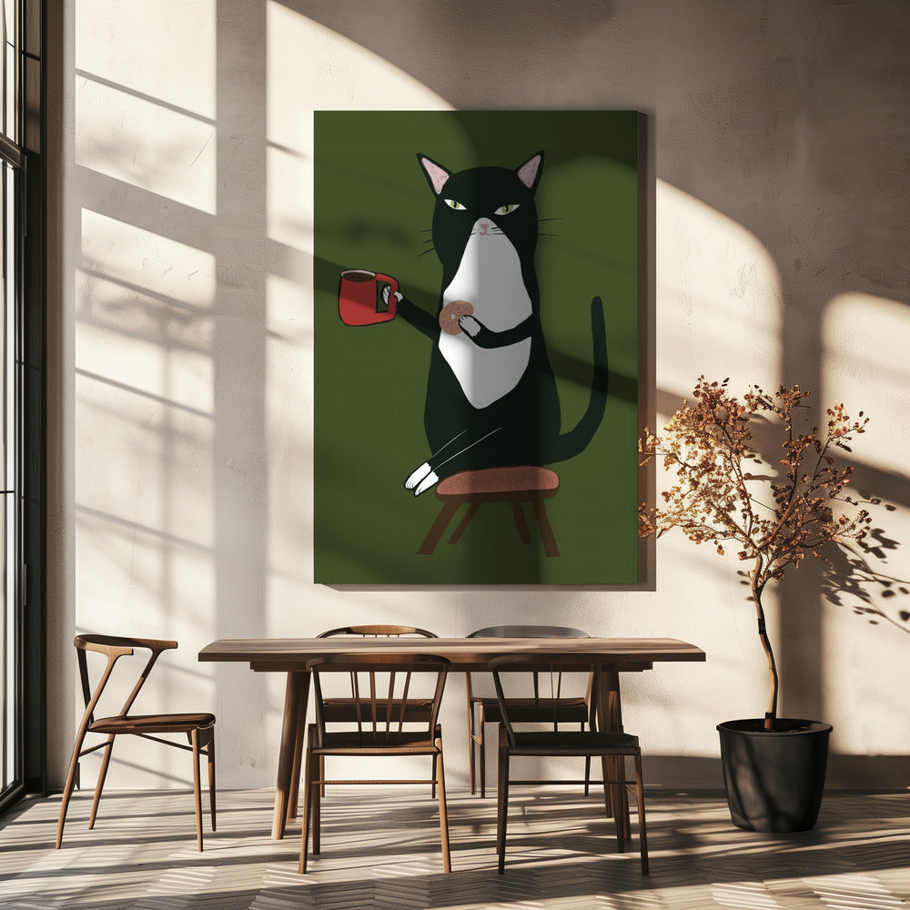Coffee cat | Canvas