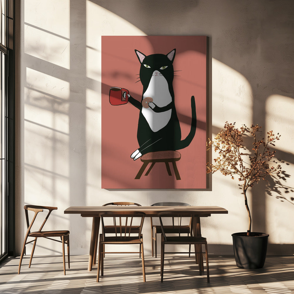 Coffee cat | Canvas