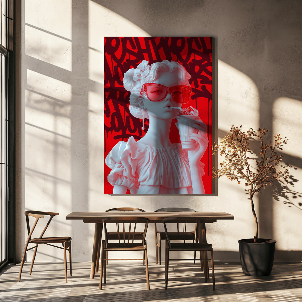 Cherry Sips | Canvas