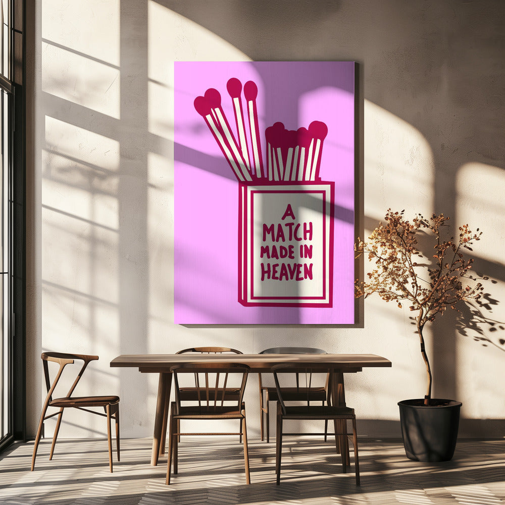 Matchbox With Matchsticks | Canvas