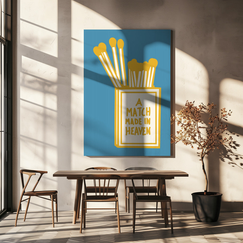Heavenly Matchbox | Canvas