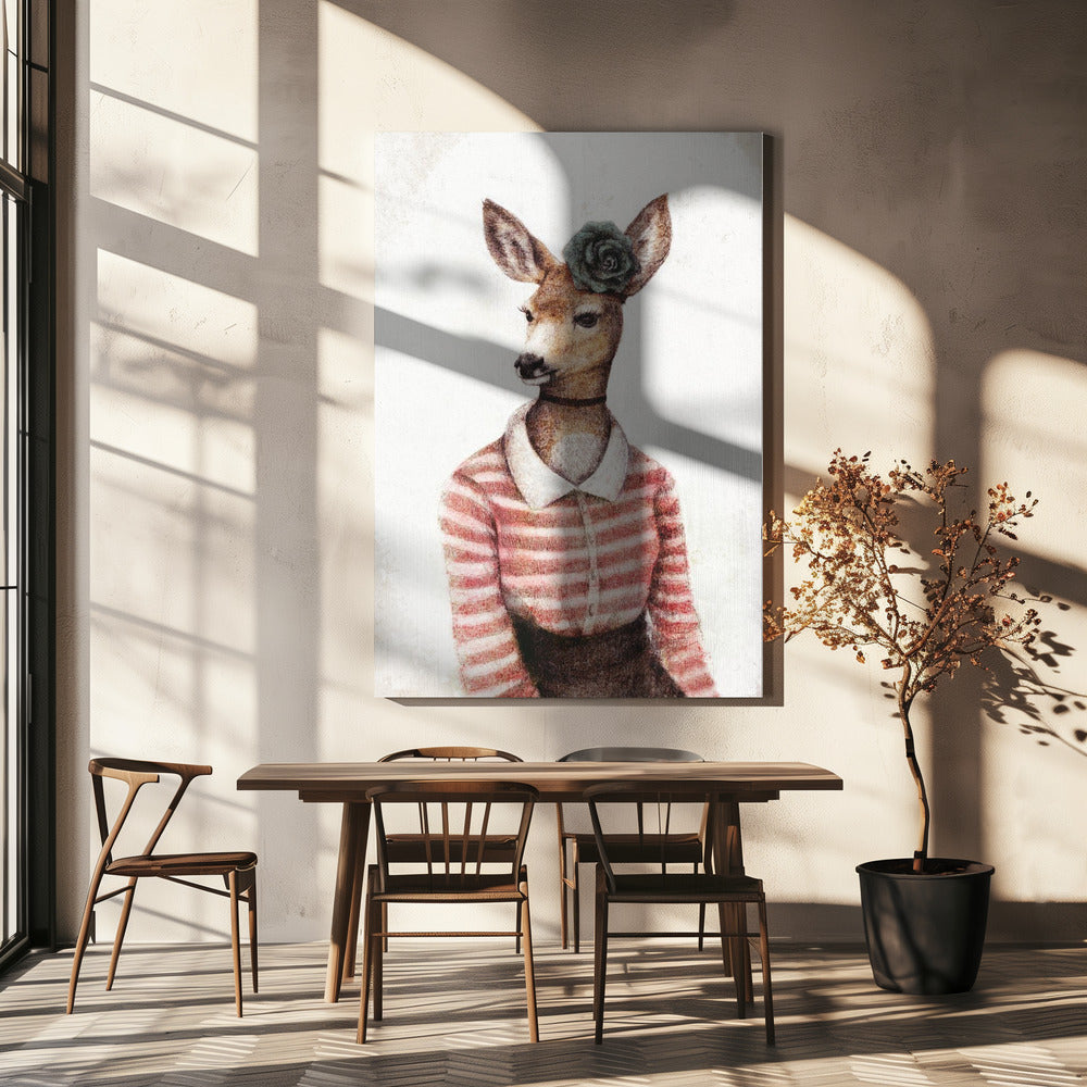 A Deer With A Human Body Shape | Canvas