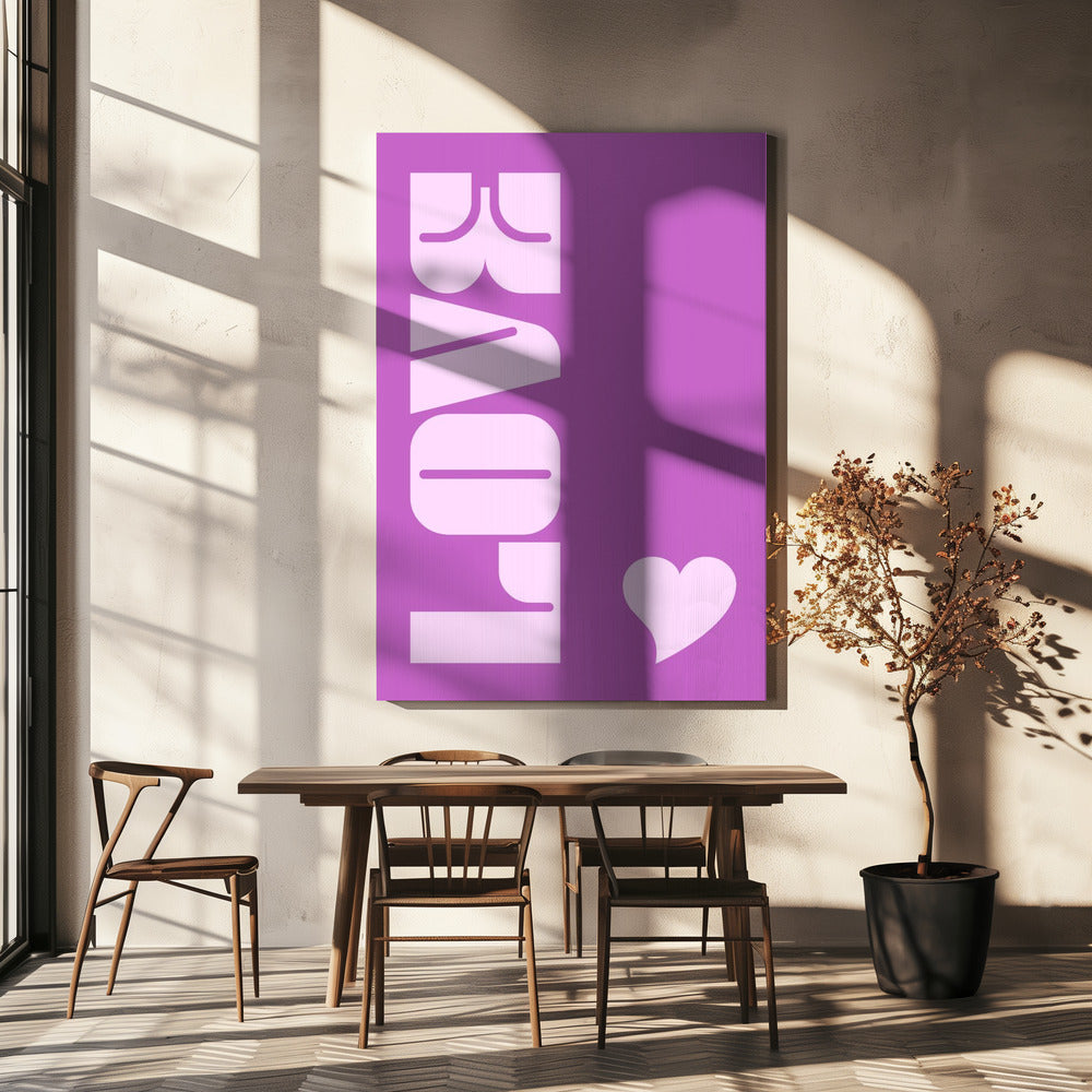 Purple Love Vibe | Canvas
