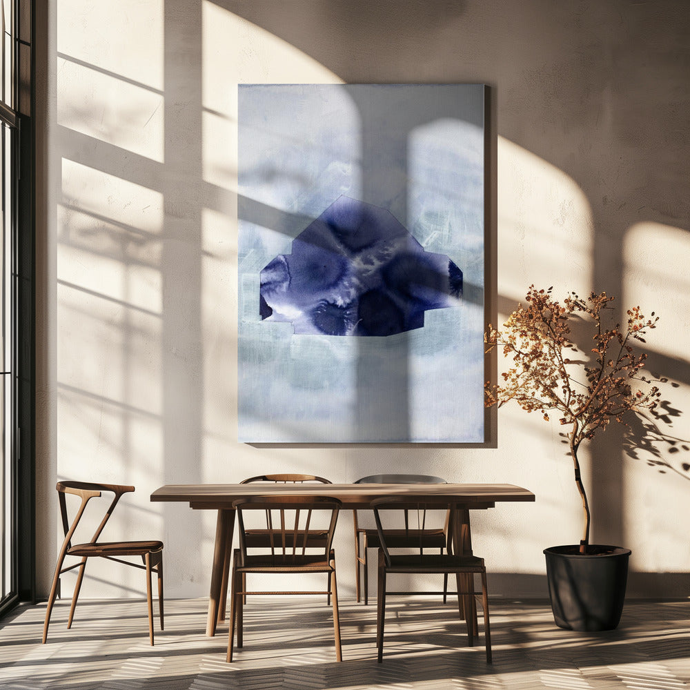 Enigmatic Indigo Haven | Canvas