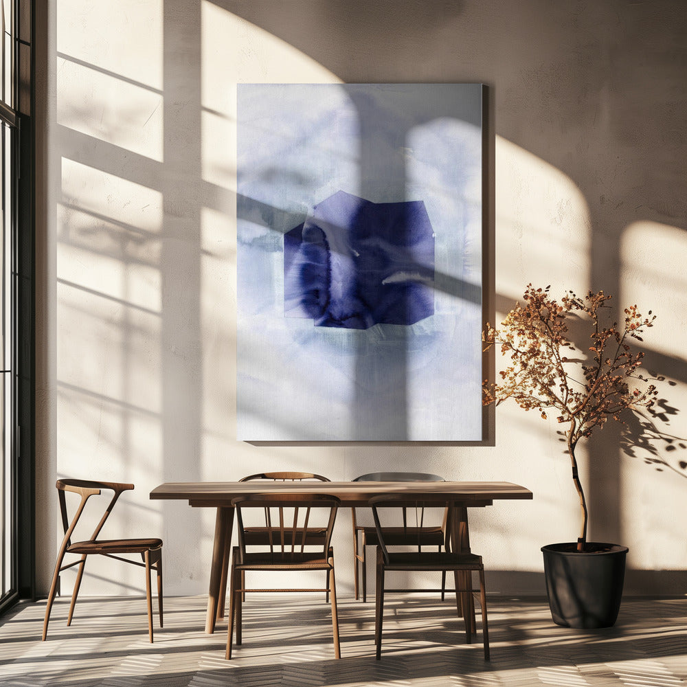 Mystic Indigo Shape | Canvas