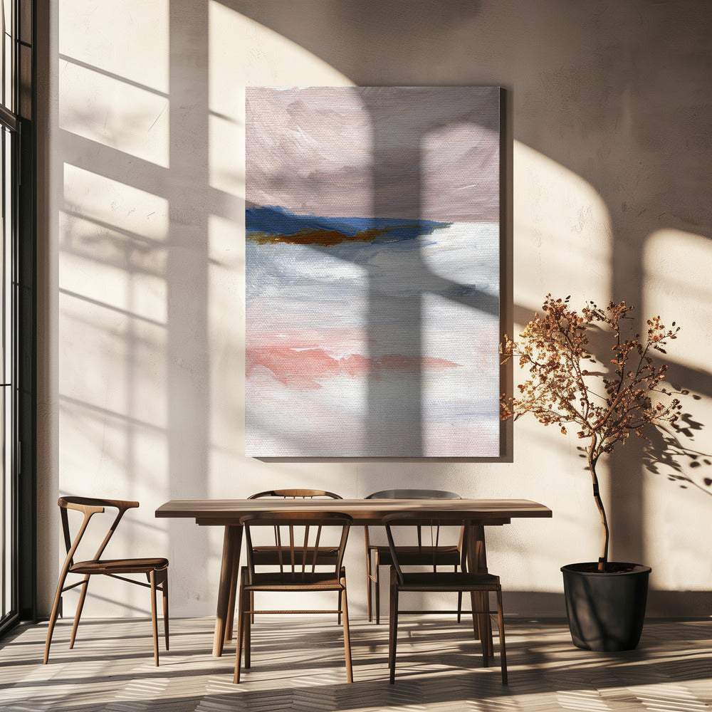 Soft Pastel Tones And Textured Brushstrokes | Canvas