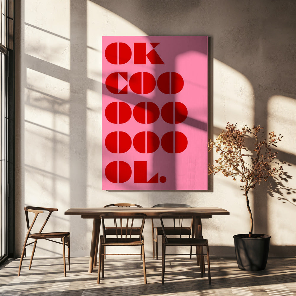 Bold Geometric Message | Canvas