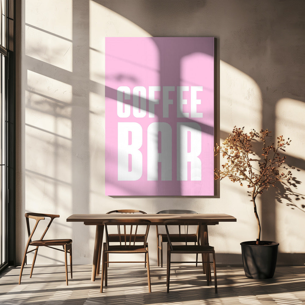 Cafe Vibe Contrast | Canvas