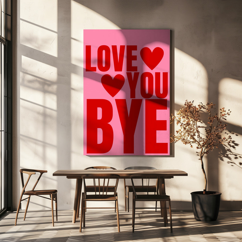 Bold Farewell Love | Canvas