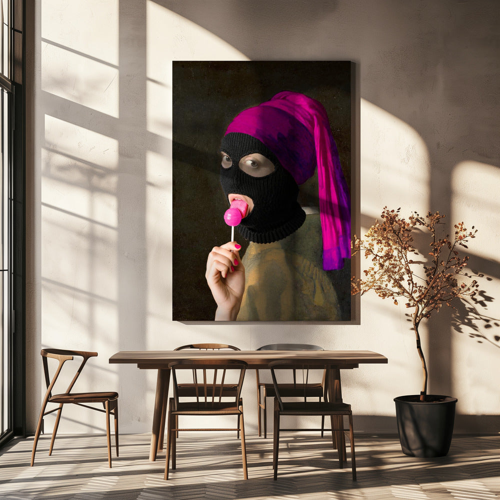 Girl in Balaklava | Canvas