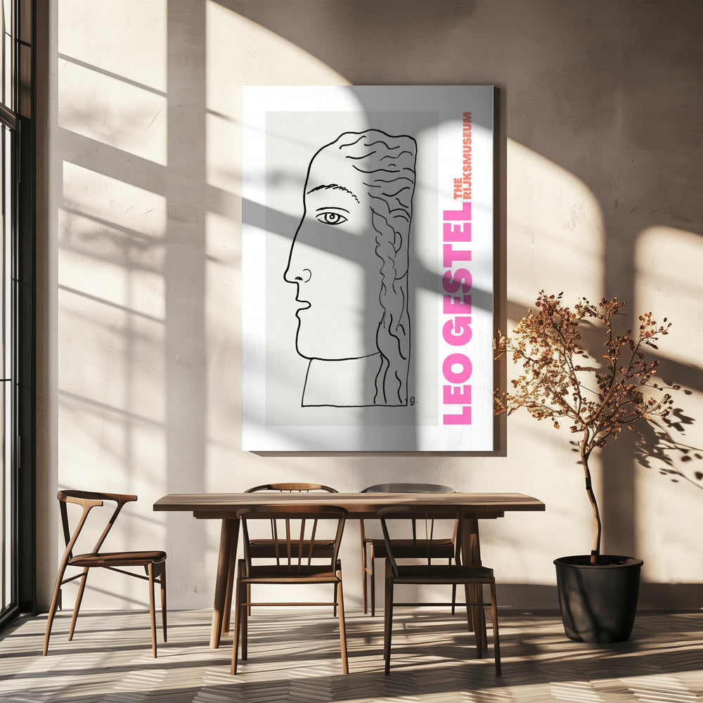 Elegant Profile Sketch | Canvas