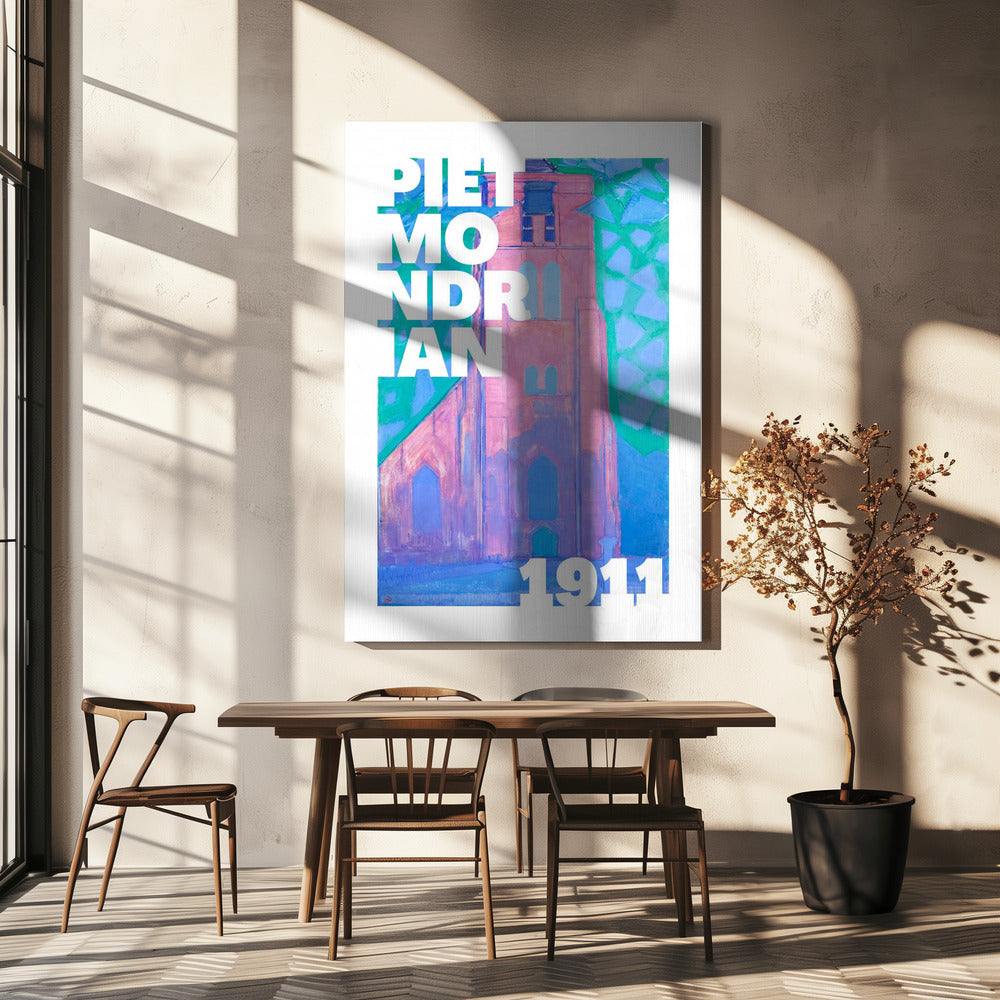 Vibrant Facade 1911 | Canvas