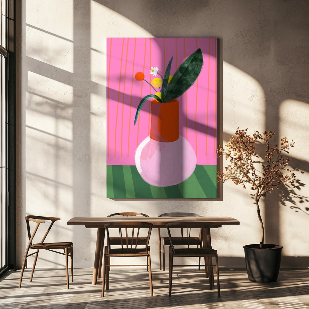 Vibrant Vase Display | Canvas