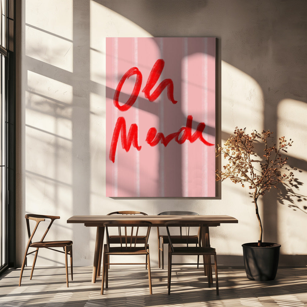 Oh Merde | Canvas
