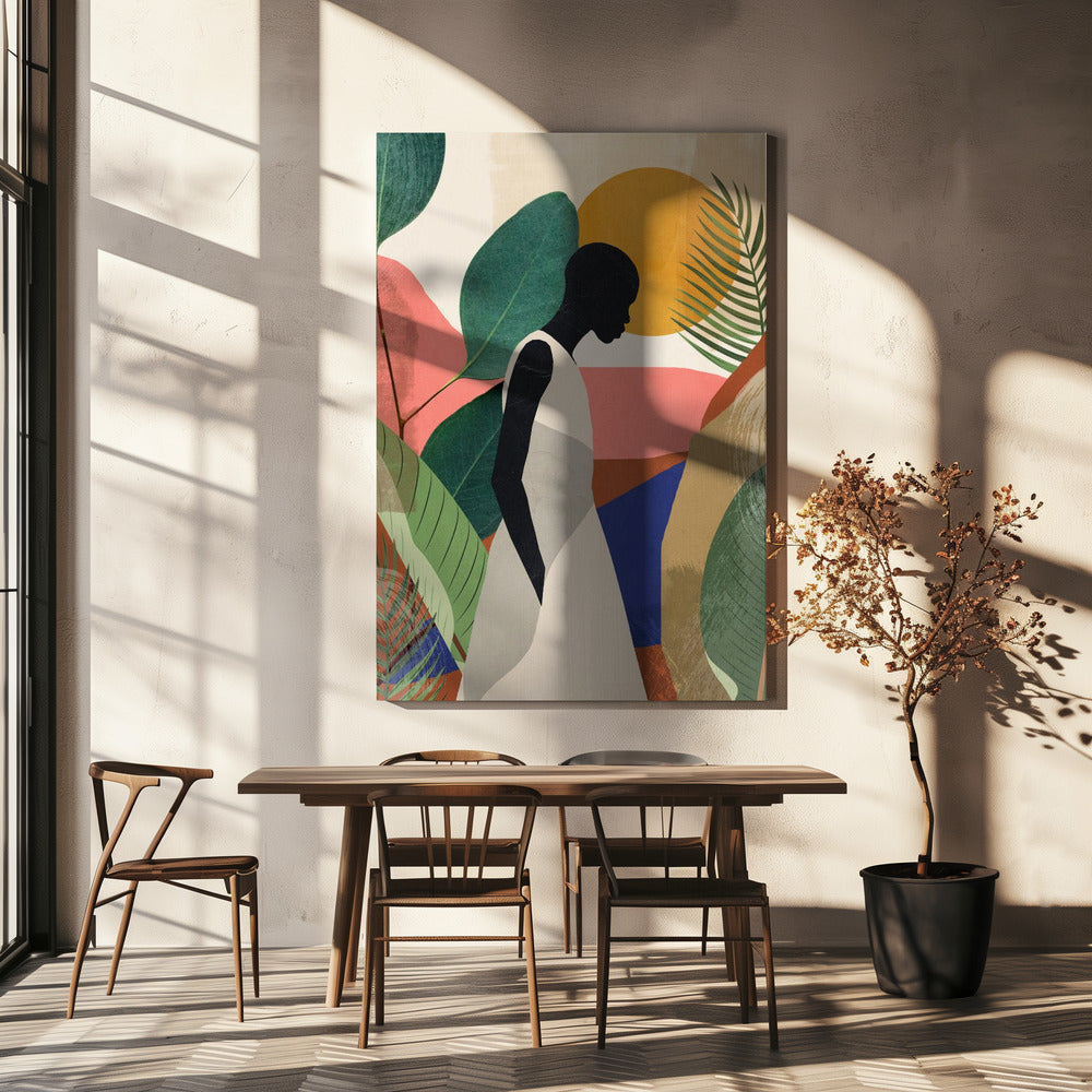 Serene Silhouette | Canvas