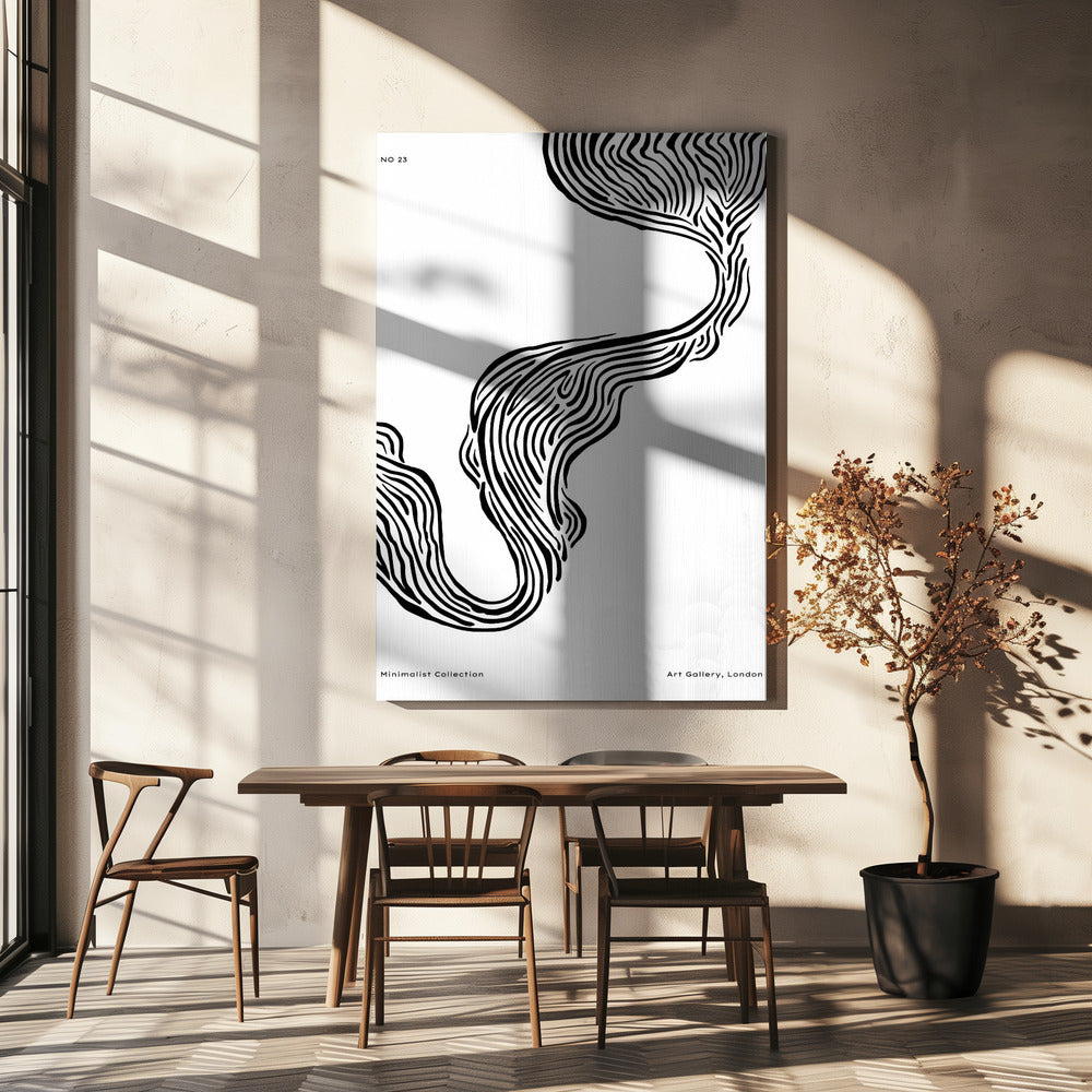 Flowing Lines | Canvas
