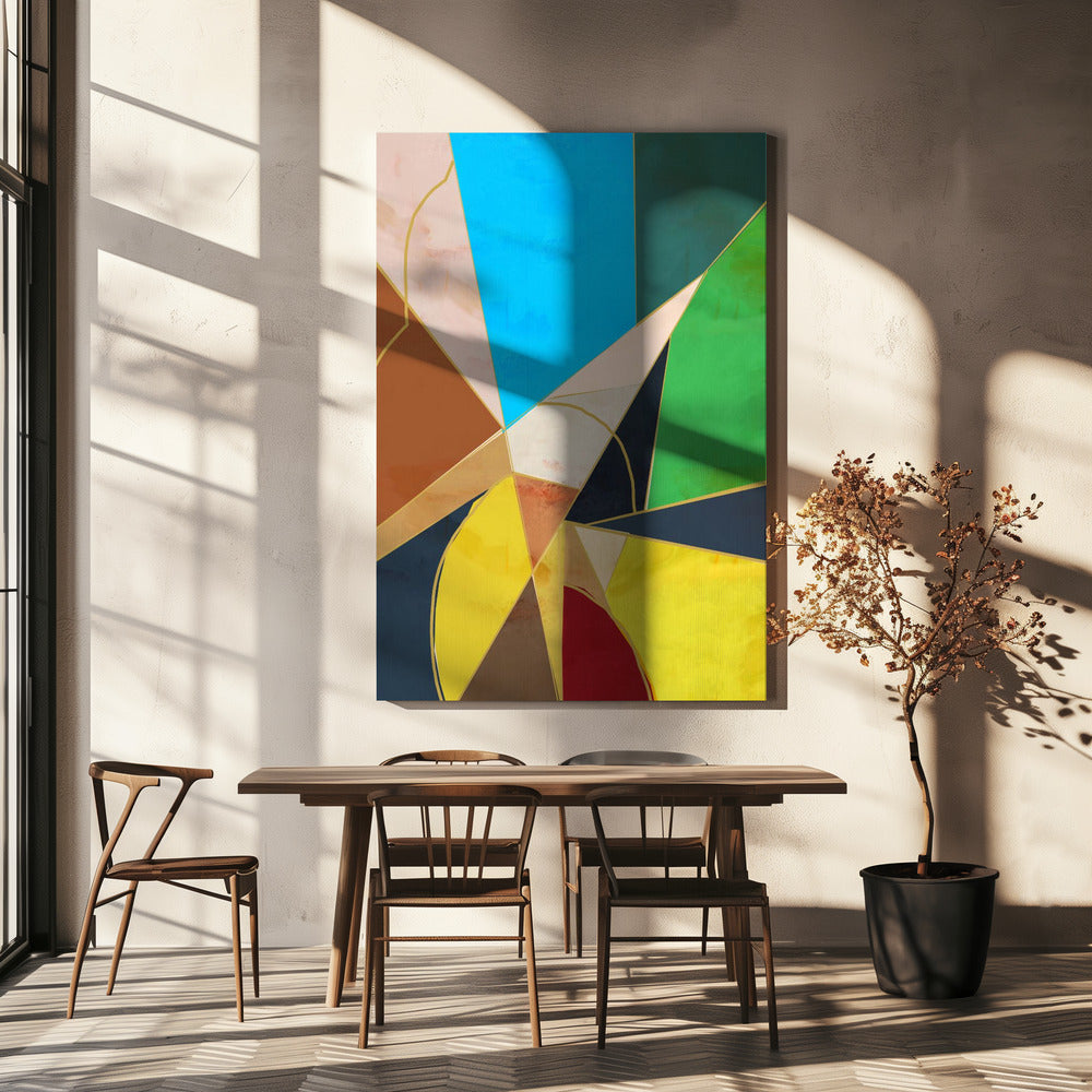 Colorful Geometric Shapes | Canvas