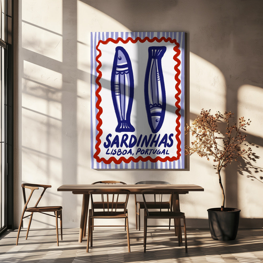 Lisbon Sardines Delight | Canvas