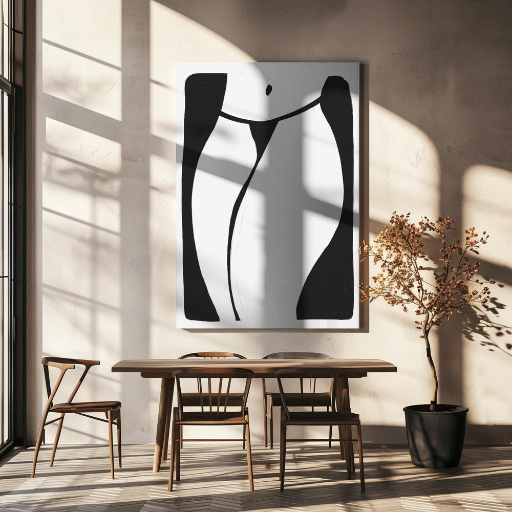 Curved Silhouette | Canvas