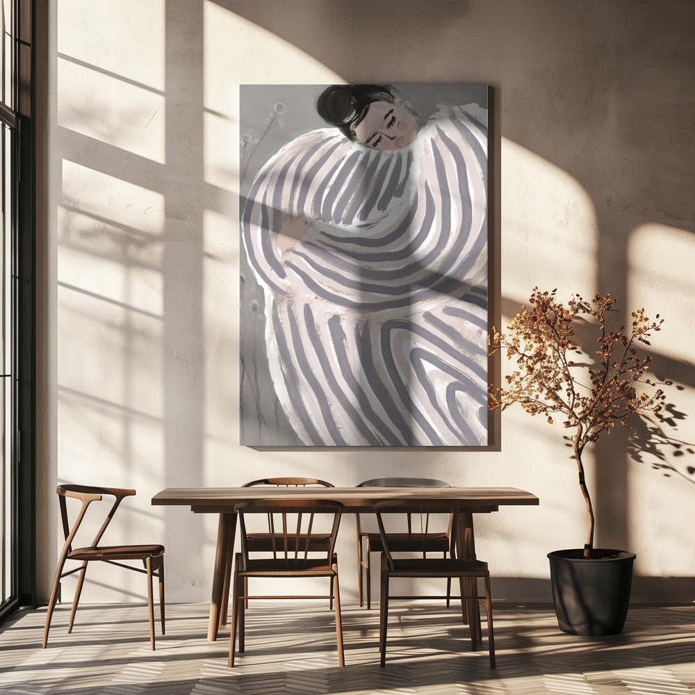 Striped Serenity | Canvas