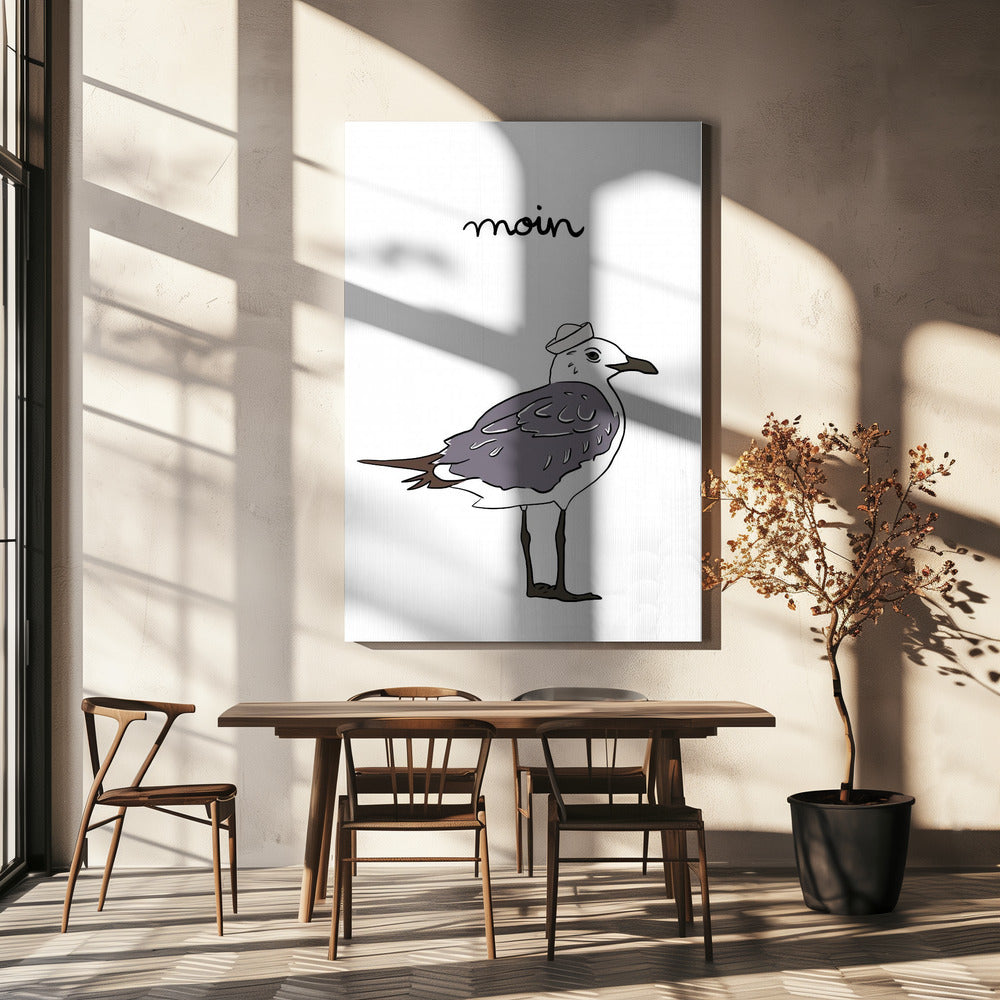 Seagull in Style | Canvas